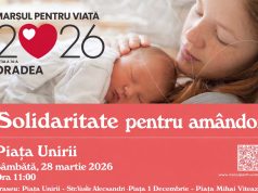 Marșul pentru Viață 2026 revine la Oradea – „Solidaritate pentru amândoi”